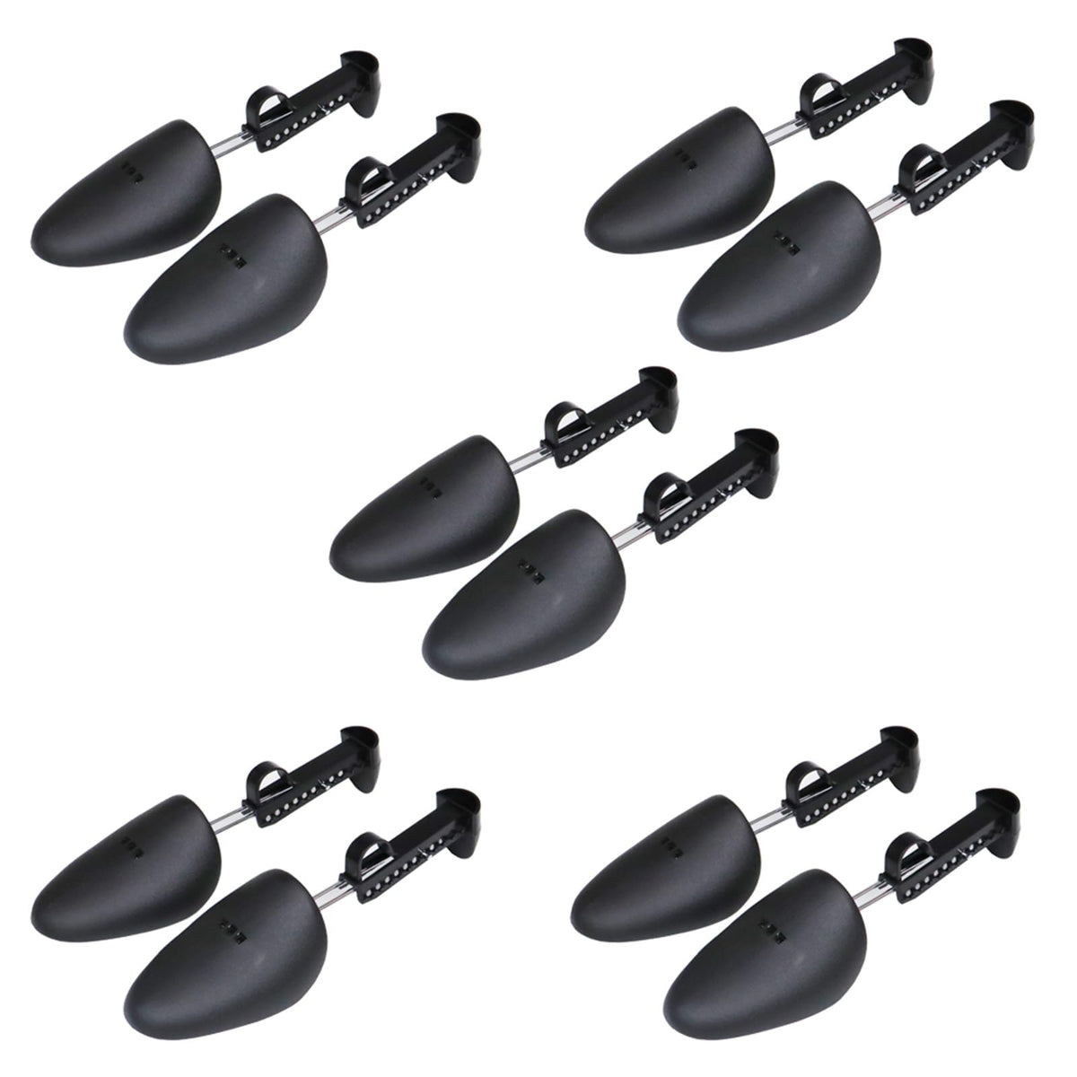 EchoDone Adjustable Plastic Men's Shoe Trees, 5-Pair product photo 1