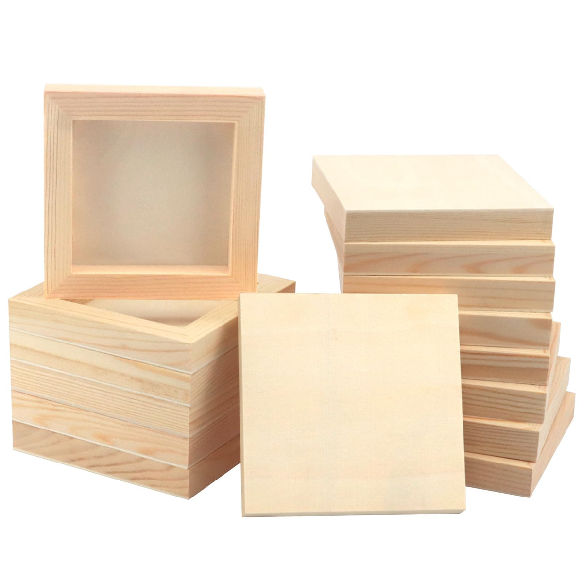 FSWCCK Wood Panel Boards, 4x12 in, 5-Pack