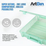 ArtBin Super Satchel Slim, 1 Compartment, Translucent Mint, Mint