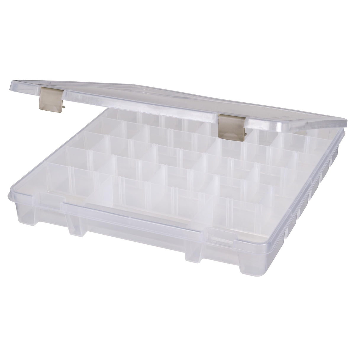 ArtBin Super Satchel Slim with 20 Dividers, Clear, Clear