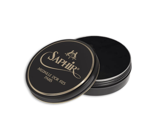 Saphir Medaille d'Or Pate de Luxe Wax Polish, 50 ml, Black product photo 1