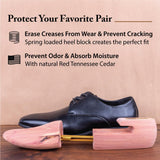 FootFitter Cedar Shoe Trees, Split Toe Wide Heel product photo 2