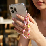 657Pcs DIY Phone Charm Kit for Girls Boys Bead Keychain Making Kit Beads for Children Beaded Keychain Making Kits Letter Alphabet Name Beads Heart Flower Backpack Charms Accessories Gift