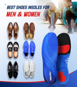 NEUPU Orthotic Insoles for Men and Women High Arch Support Foot Pain Relief