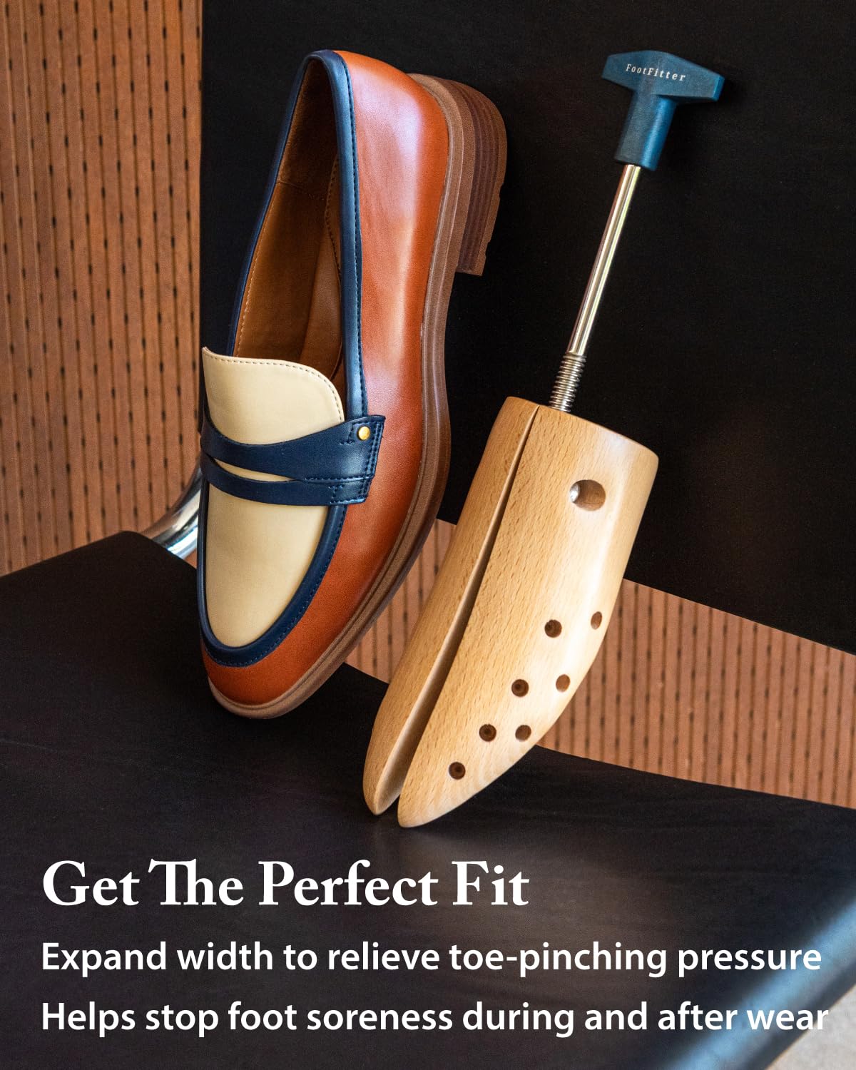 FootFitter Premium Professional One-Way Width Shoe Stretcher product photo 2