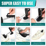 EchoDone Adjustable Plastic Men's Shoe Trees, 5-Pair product photo 6