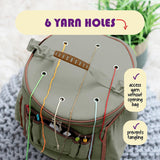 Hearth & Harbor Crochet Bag, Sage Green, Sage green