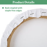LOPYXBR Round Canvas Boards, 8 in, 10-Pack