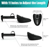 EchoDone Adjustable Plastic Men's Shoe Trees, 5-Pair product photo 4