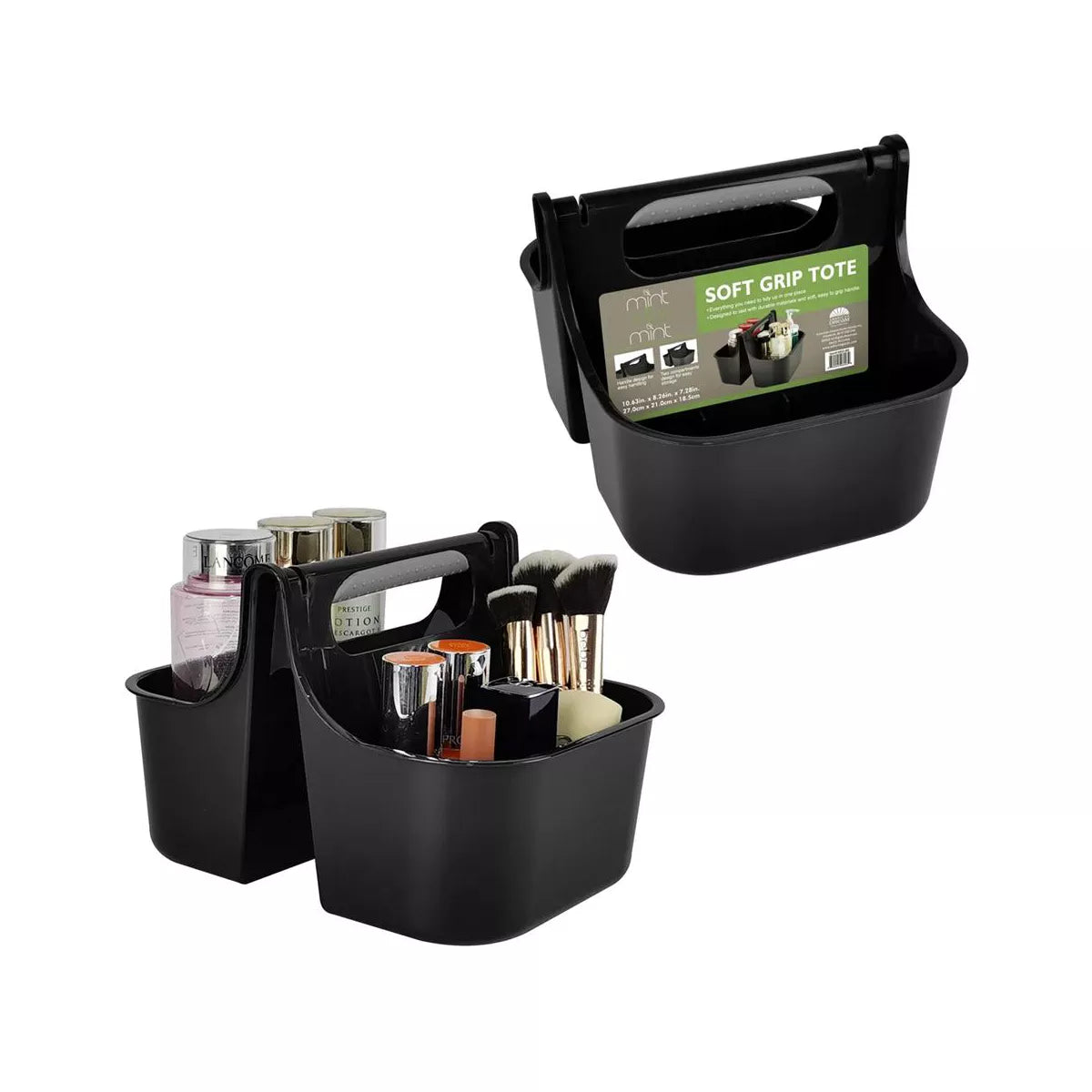J&V TEXTILES Portable Shower Caddy, room Organizer Basket, Perfect Size for Dorm/College, Plastic  Tote, Dries Quickly with Drainage Holes