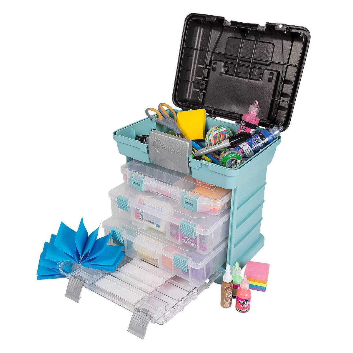 Creative Options Grab N' Go Rack, Medium, Soft Blue, Model 1363-83, Soft blue