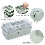 BTSKY 3-Layer Craft Box, Haze Green, Haze green