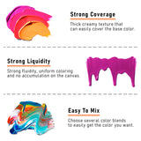REALART Acrylic Paint Set, 24 x 2 oz