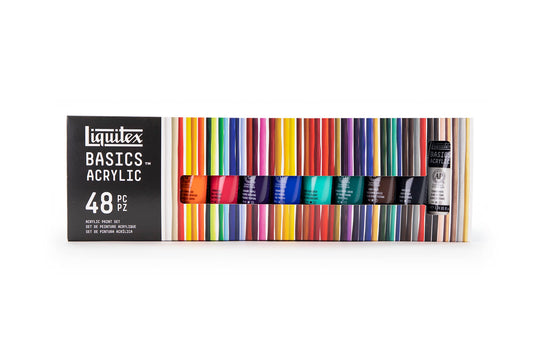 Liquitex BASICS Acrylic Paint Set – 48 x 22 ml Tubes