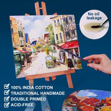 Artkey Canvas Panels, 4x12 in, 12-Pack