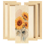 FSWCCK Wood Panel Boards, 4x12 in, 5-Pack