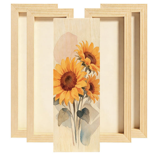 FSWCCK Wood Panel Boards, 4x12 in, 5-Pack