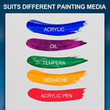 Artkey Canvas Panels, 4x12 in, 12-Pack