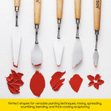 MEEDEN Palette Knife Set, 5 Pieces