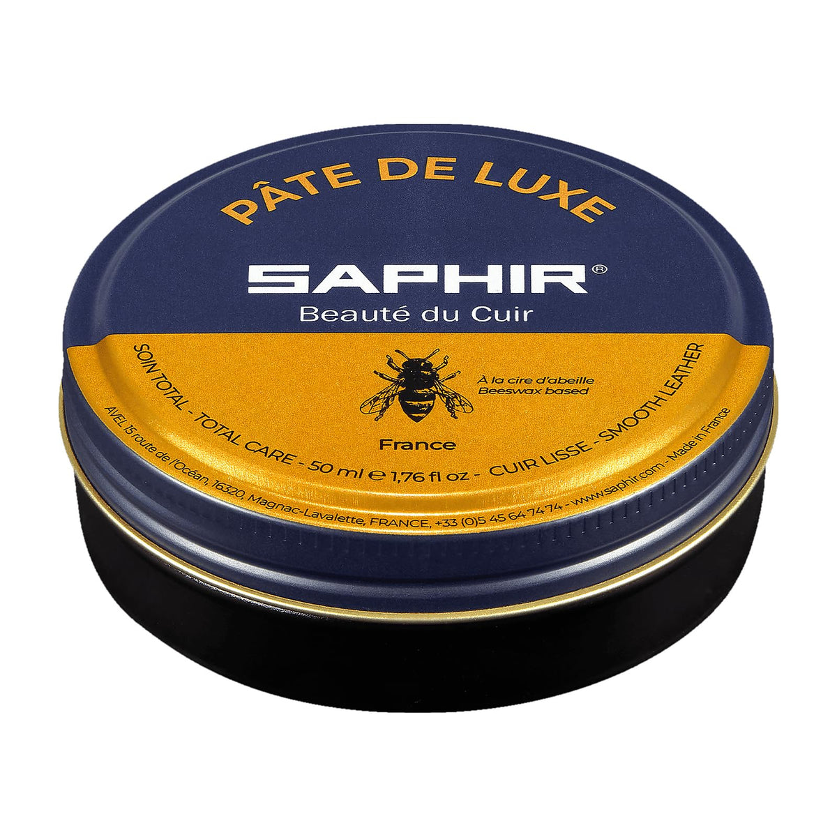 Saphir Medaille d'Or Pate de Luxe Wax Polish, 50 ml, Neutral product photo 1