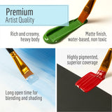 FolkArt Acrylic Paint Set – 18 Matte Colors, 2 oz Bottles