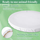 LOPYXBR Round Canvas Boards, 8 in, 10-Pack