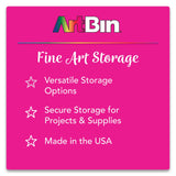 ArtBin Pencil Utility Box, Charcoal, Charcoal