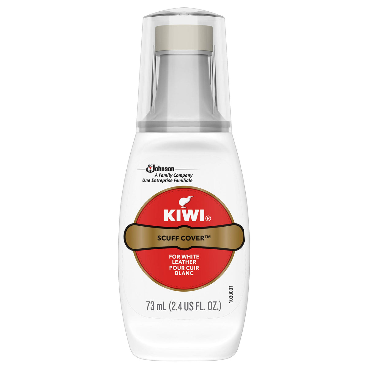 KIWI Scuff Cover with Sponge Applicator, White, 2.4 fl oz product photo 1
