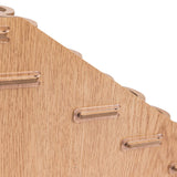 Amazon Basics Craft Paint and Brush Rack, Light Brown, Light brown