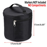 BTSKY Canvas Marker Case, Holds 80 Markers, Holds 80