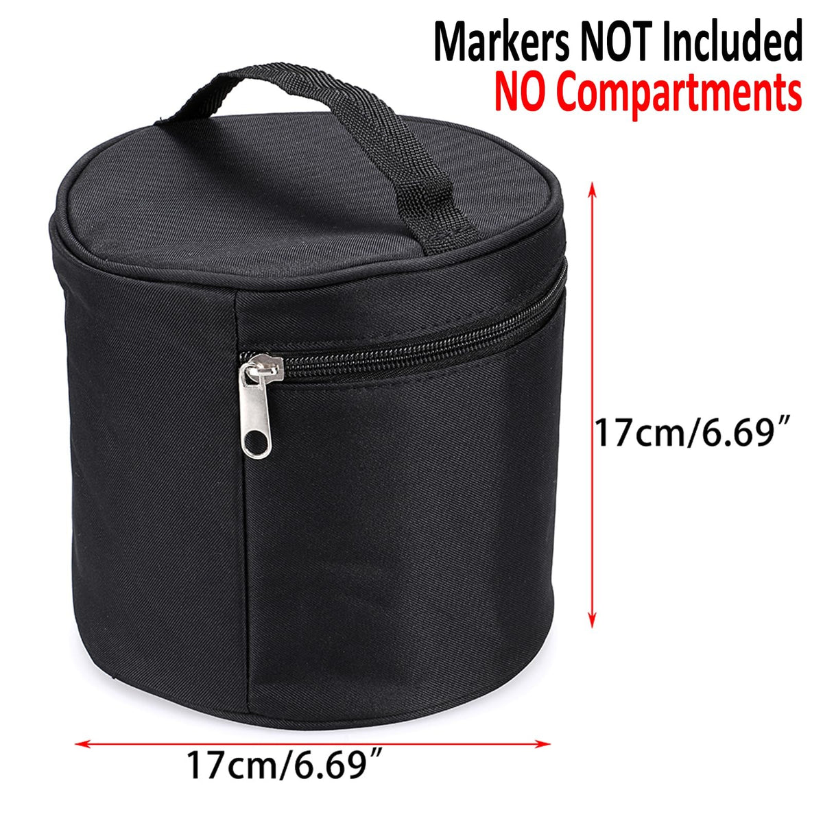 BTSKY Canvas Marker Case, Holds 80 Markers, Holds 80