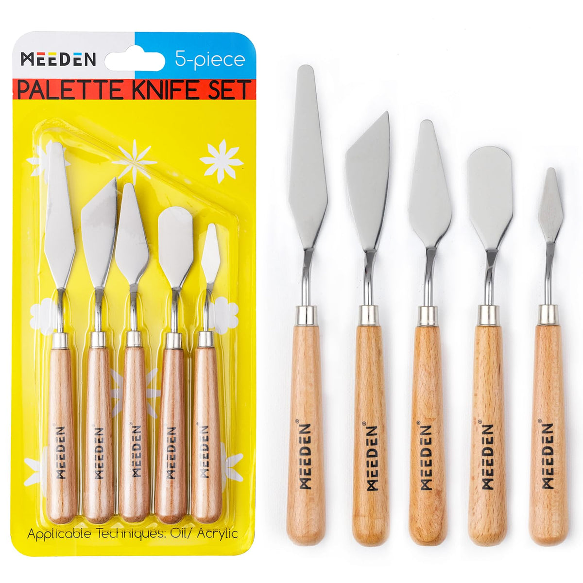 MEEDEN Palette Knife Set, 5 Pieces