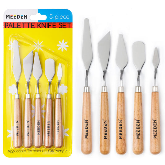 MEEDEN Palette Knife Set, 5 Pieces