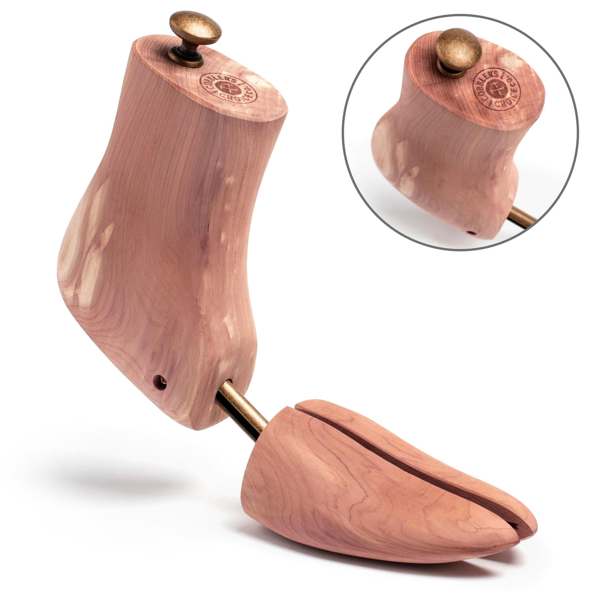 Cobbler's Choice Cedar Boot Trees for Men, Split Toe product photo 4