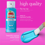Apple Barrel Acrylic Craft Paint Set – 18 Matte Colors, 2 oz Bottles