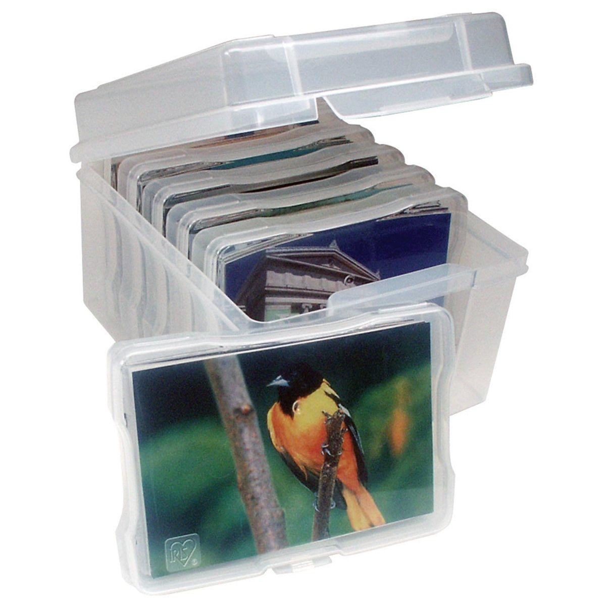 Advantus Photo Keeper, Clear, with 6 Inner Cases, Clear