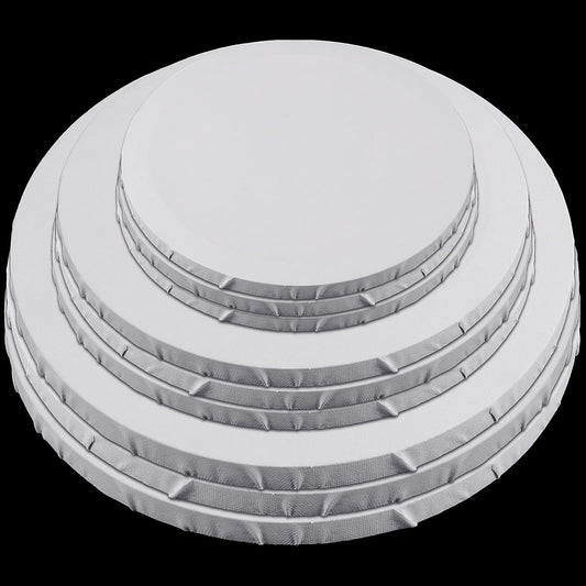 ZEONHAK Round Stretched Canvas 8/10/12 in, 9-Pack