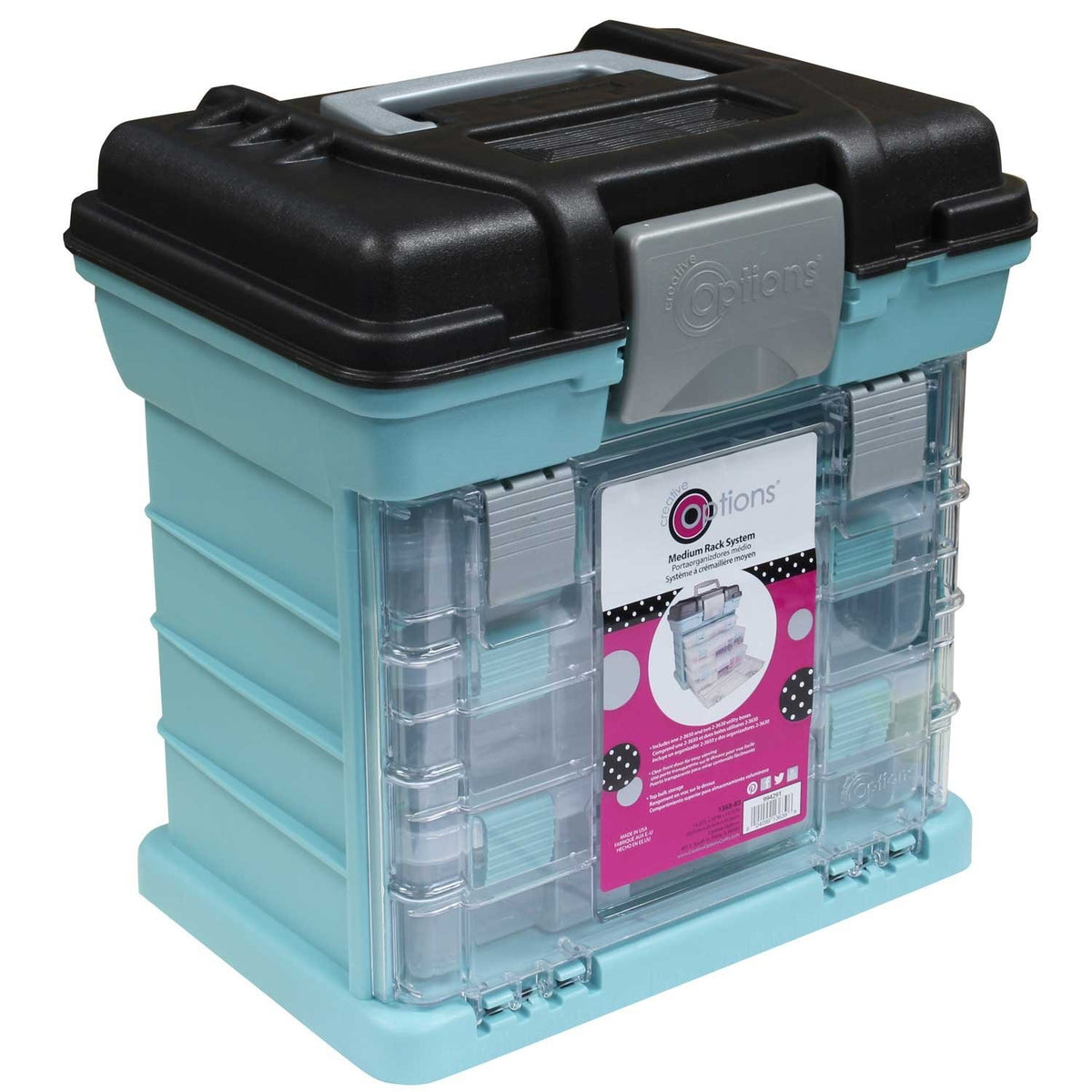 Creative Options Grab N' Go Rack, Medium, Soft Blue, Model 1363-83, Soft blue