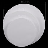 ZEONHAK Round Stretched Canvas 8/10/12 in, 9-Pack
