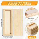 FSWCCK Wood Panel Boards, 4x12 in, 5-Pack