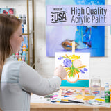 FolkArt Acrylic Paint Set – 18 Matte Colors, 2 oz Bottles
