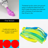 MEEDEN Heavy Body Acrylic Paint, 100 Colors