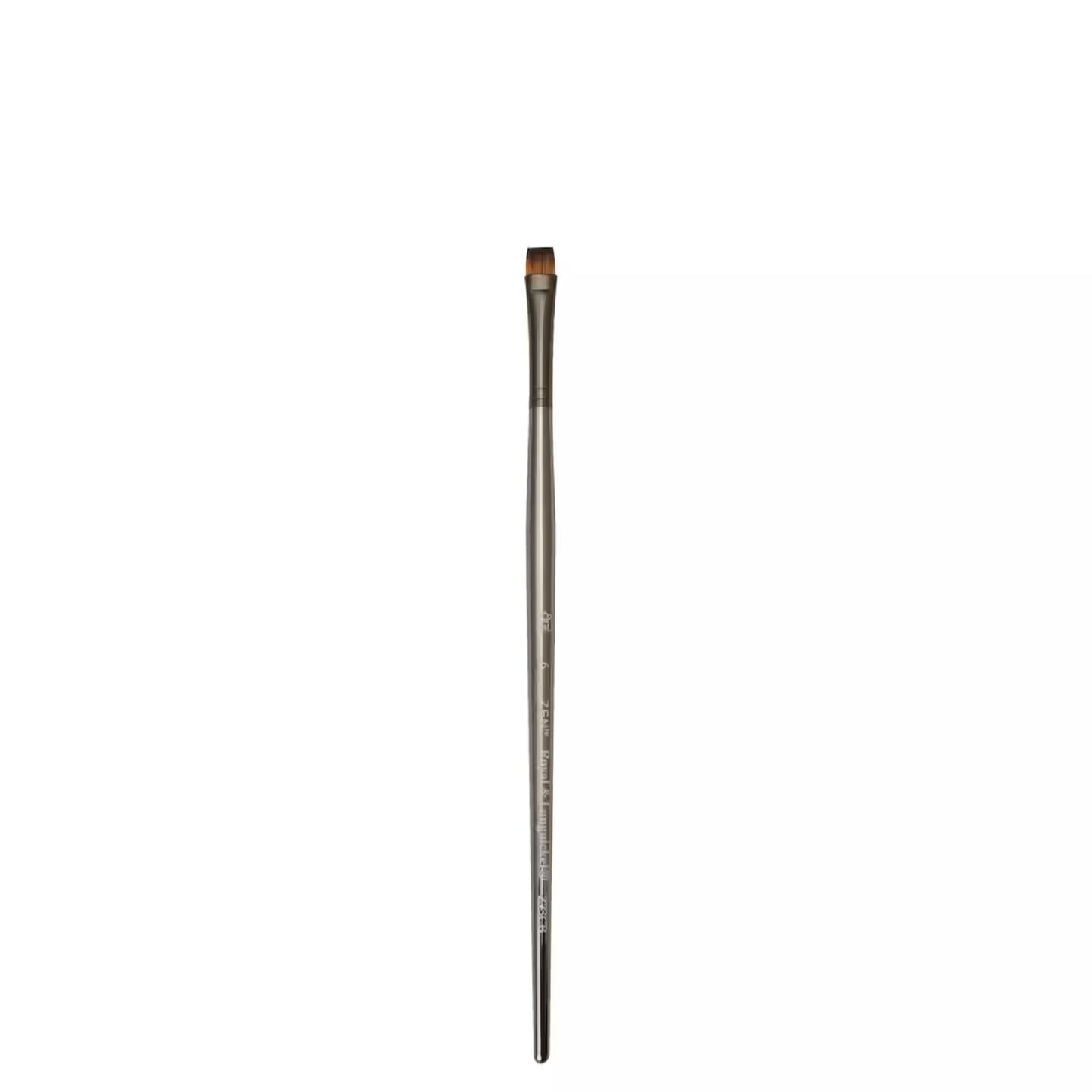 Zen  Series 73 Short Handle Plat Blender Brush