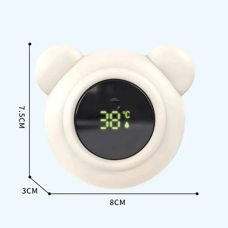 Touch Control Baby Bath Temperature Monitor LED Display Bath Thermometer Cartoon Digital Water Temperature Meter
