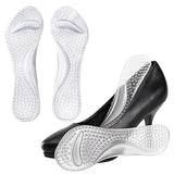 Gel Arch Support Insoles | Non-Slip Shock-Absorbing Inserts with Half-Size Fit, Comfortable Shoe Pads for Women’S Sandals & High