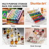 Acrylic Paint Organizer, 7 Layers Clear Storage Rack, Snap on Organizer for Acrylic Paint, Oil Paints, Nail Polish and Craft Supplies