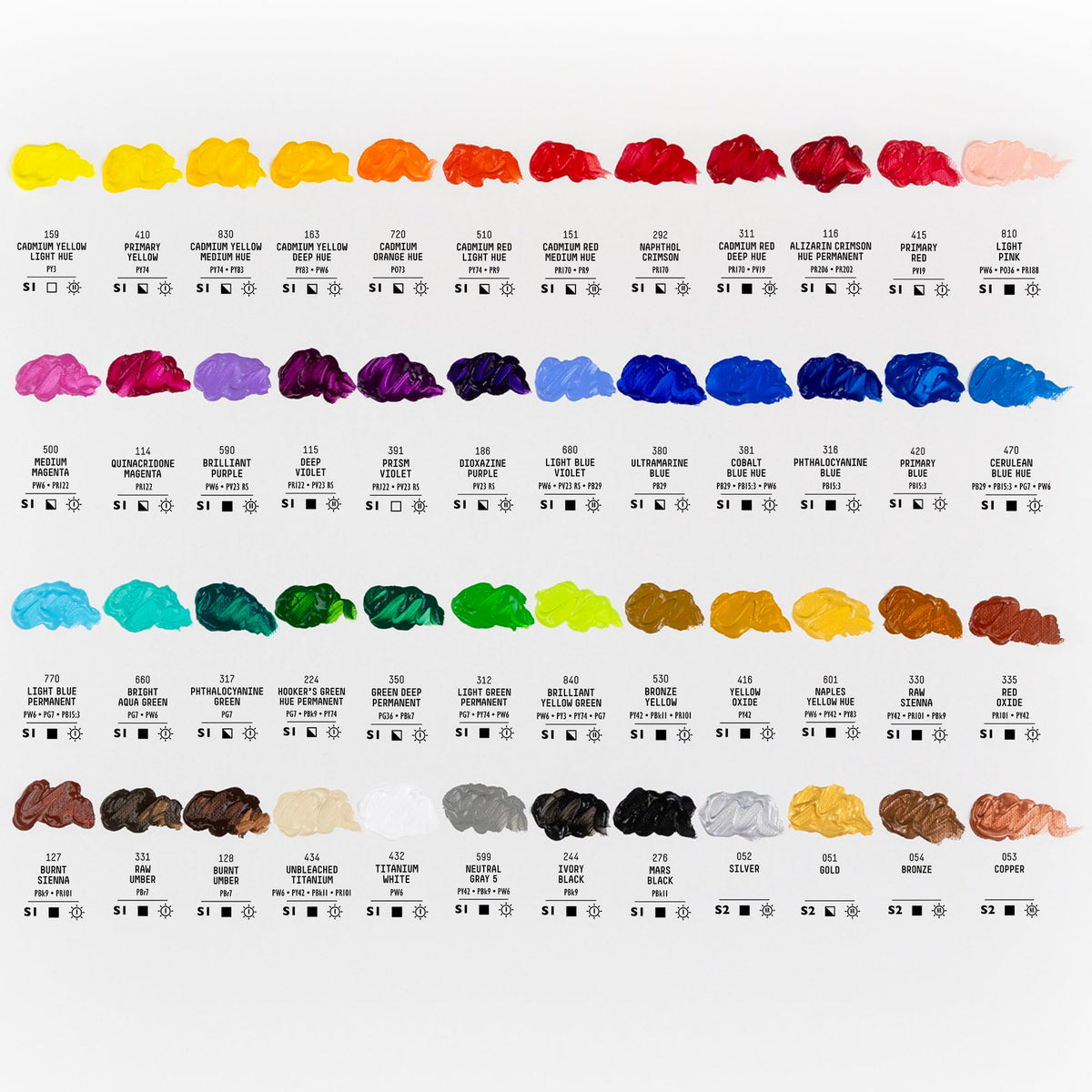 Liquitex BASICS Acrylic Paint Set – 48 x 22 ml Tubes