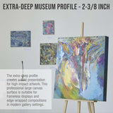 U.S. Art Supply Extra-Deep Stretched Canvas, 16x20 in, 2-Pack