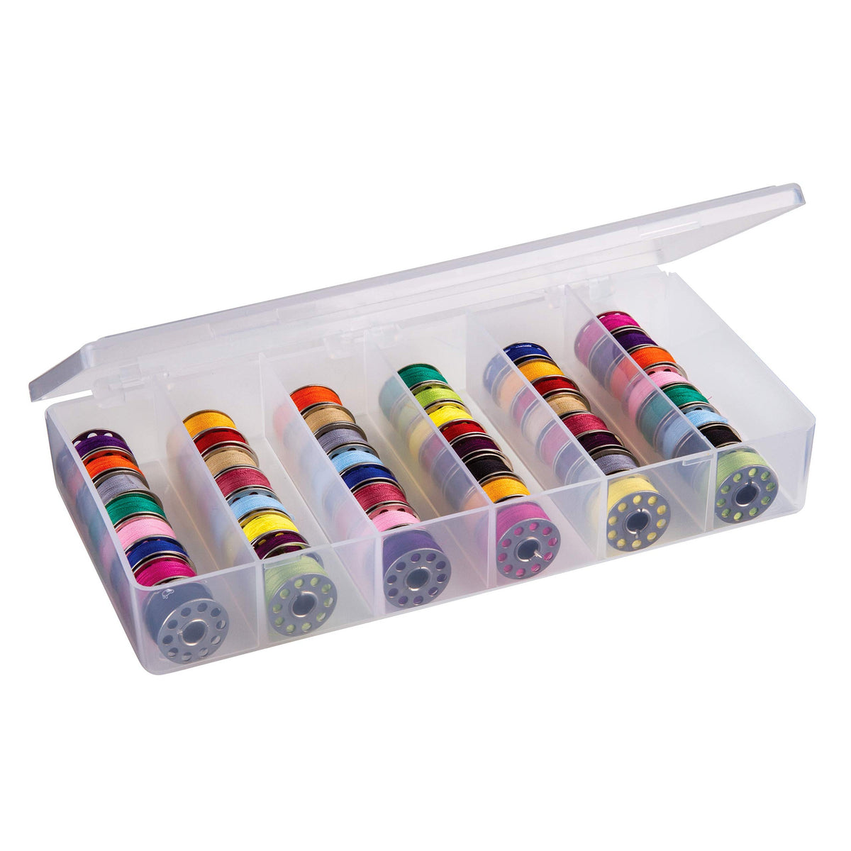 ArtBin 8156AB Large Bobbin Box, Clear, Clear