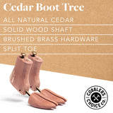 Cobbler's Choice Cedar Boot Trees for Men, Split Toe product photo 5